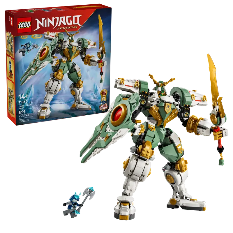 LEGO® NINJAGO® – Robotul de Titan al lui Lloyd (15 ani aniversare)