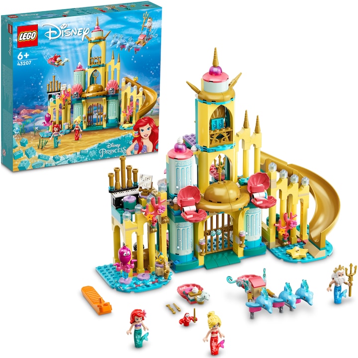 LEGO® Disney - Palatul subacvatic al lui Ariel 43207, 498 piese