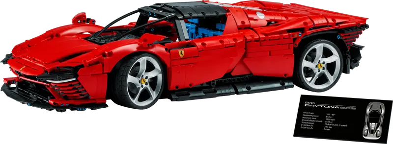 LEGO Technic: Ferrari Daytona SP3 42143, 18 ani+, 3778 piese