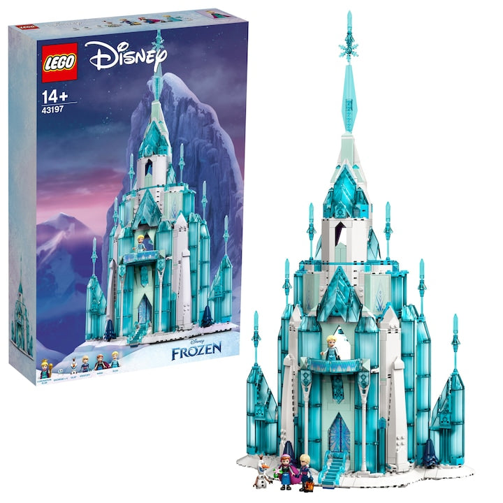 LEGO Disney Princess - Castelul de gheata 43197, 1709 piese