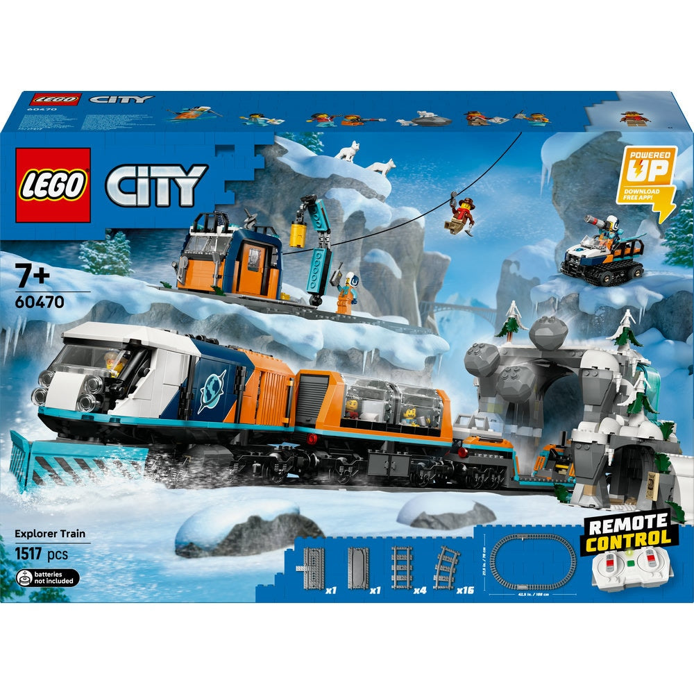 LEGO City: Trenul expres al exploratorilor spre Polul Arctic 60470, 1517 piese