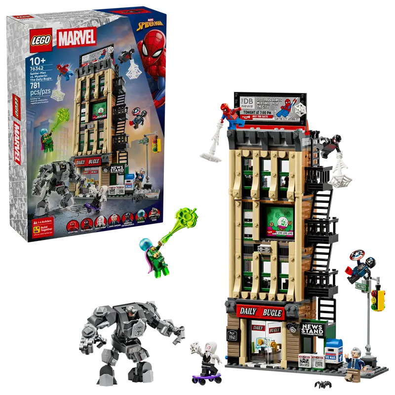 LEGO® Marvel – Omul-Păianjen vs. Mysterio: Daily Bugle
